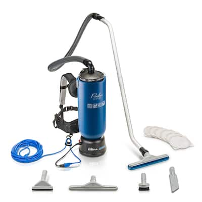 Black & Blue Prolux 10 Quart Commercial Backpack Vacuum w/ 5 Year Warranty