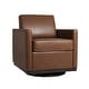 preview thumbnail 71 of 154, Set of 2 Modern Swivel Accent Armchairs Upholstered Arm Chairs