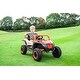 preview thumbnail 15 of 37, 4WD Ride-On UTV Car for Kids, 12V 2-Seat Electric Car with Parental Remote, LED Lights & Music