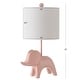 preview thumbnail 15 of 36, SAFAVIEH Kids Lighting 20" Ellie Elephant Lamp - 11.5"x10"x20"