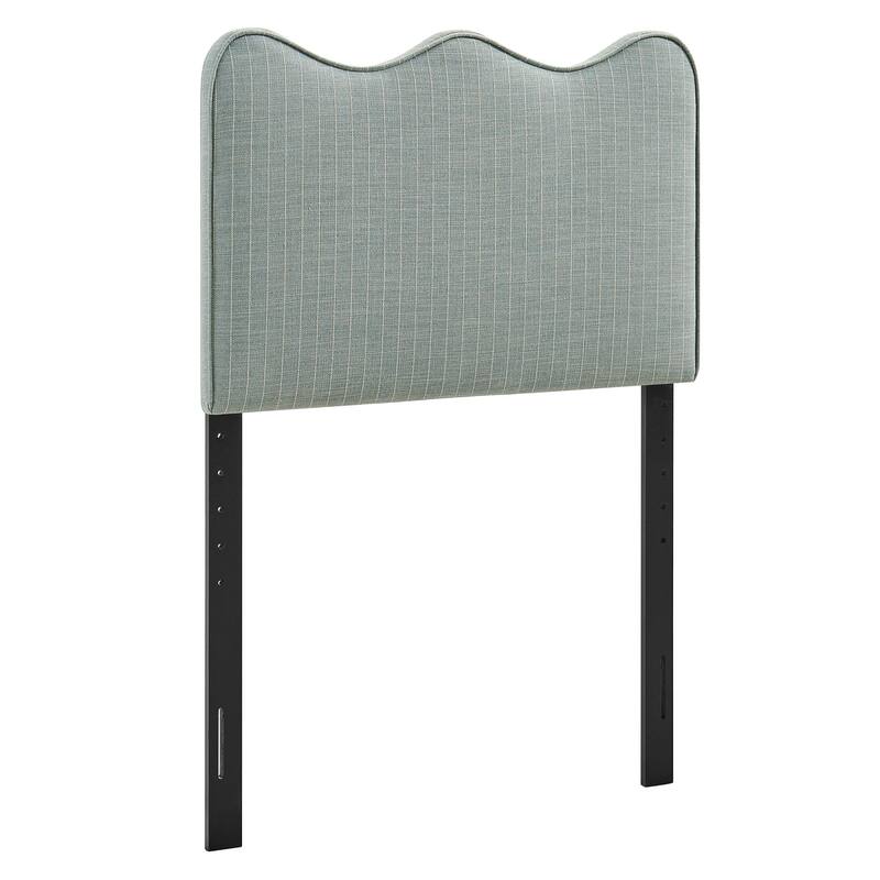 Athena Striped Fabric Upholstered Headboard