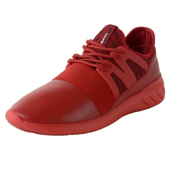 red colour shoes mens