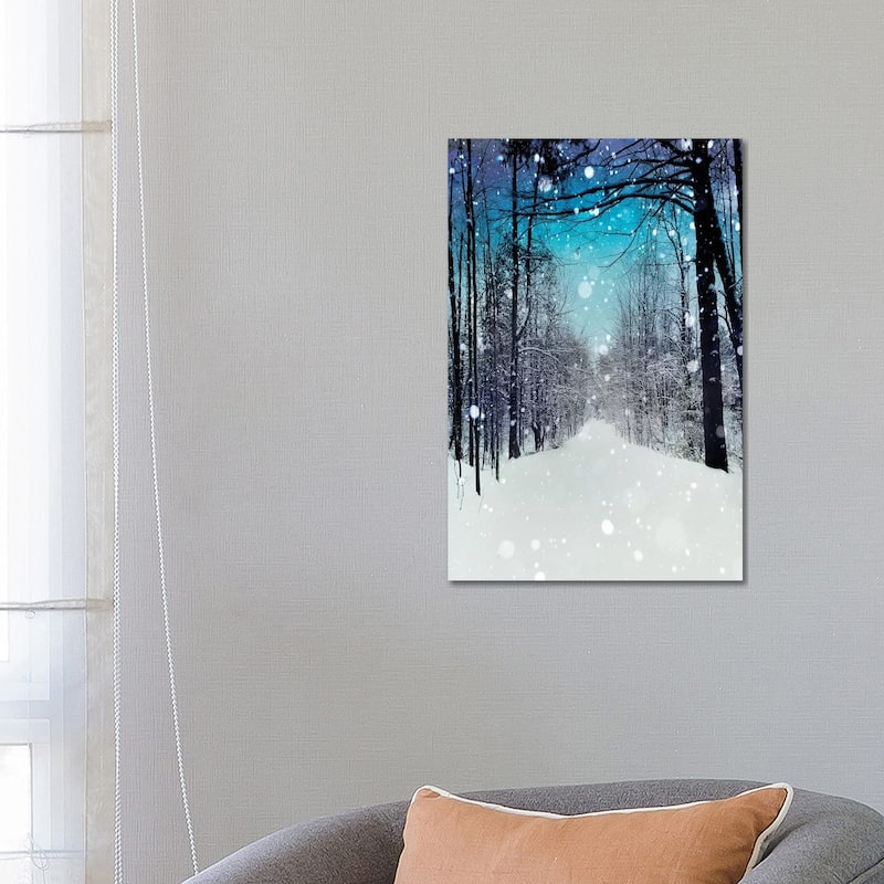 iCanvas "Snowhere" by Tracey Telik Canvas Print - 26x18x1.5