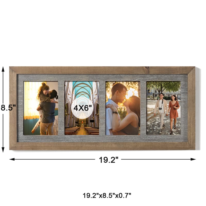 Adeco Wood Wall Photo Frame