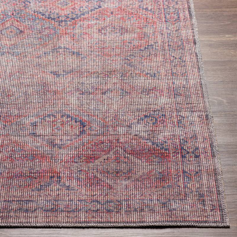 Artistic Weavers Rhodie Vintage Trellis Printed Machine Washable Area Rug