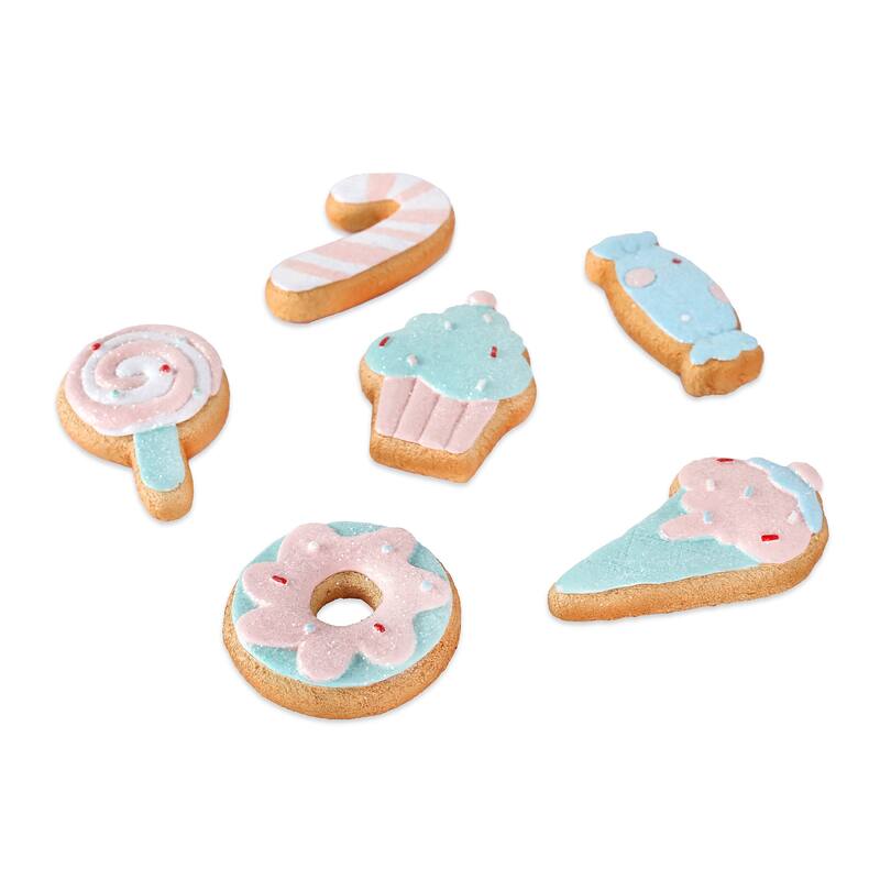 National Tree Company Six Piece Gingerbread Cookie Table Ornaments - 8 in