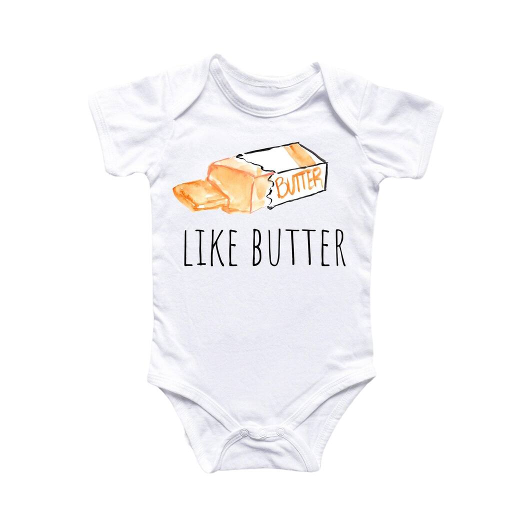 Baking Butter - Baby Boy Girl Clothes Infant Bodysuit Funny Cute Newborn
