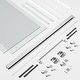 preview thumbnail 20 of 34, VS Series 68" - 72" W X 78" H Soft Closing Frameless Double Sliding Shower Doors With 3/8" Tempered Clear Glass