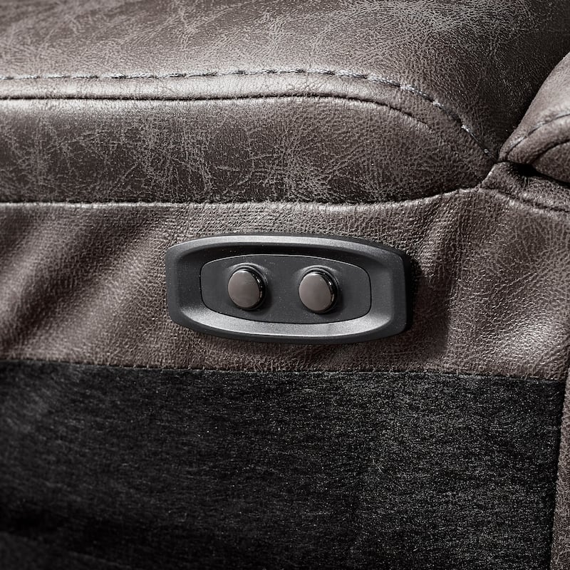 Steve Silver Parkland Smoke Grey Power Reclining Sectional