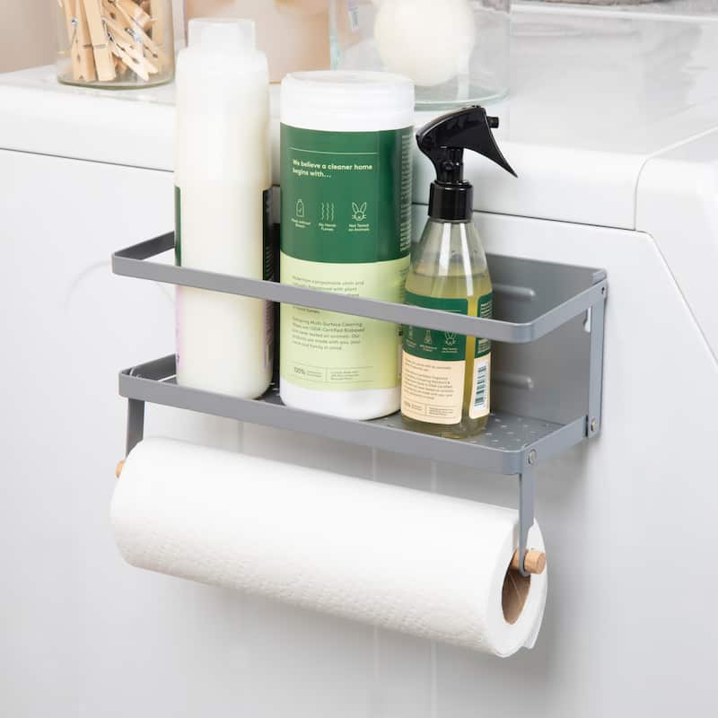 Household Essentials Metal Magnetic Organizer Rack - 12.3"L x 4.4"W x 6.3"H