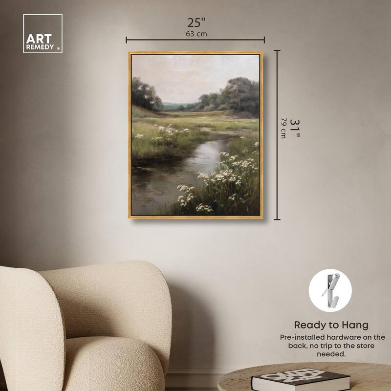 Quiet Waters Canvas by Art Remedy