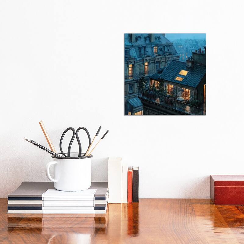iCanvas "Rooftop Hideout" by Evgeny Lushpin Canvas Print - 12x12x1.5