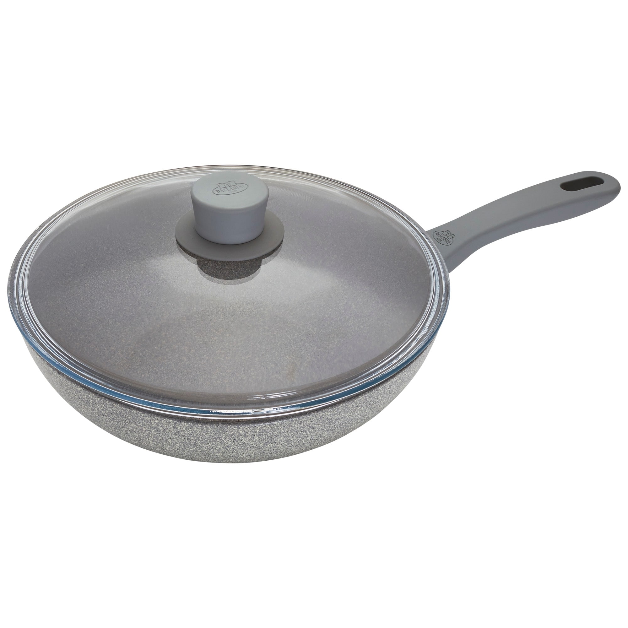 BALLARINI Parma Plus by HENCKELS 11-inch Aluminum Nonstick Stir Fry Pan  with Lid, Made in Italy - Grey - Bed Bath & Beyond - 33032544