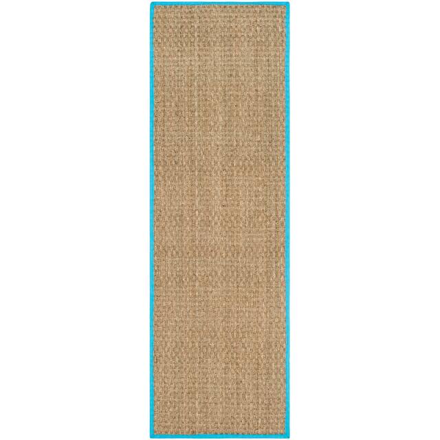 SAFAVIEH Natural Fiber Marina Basketweave Seagrass Rug