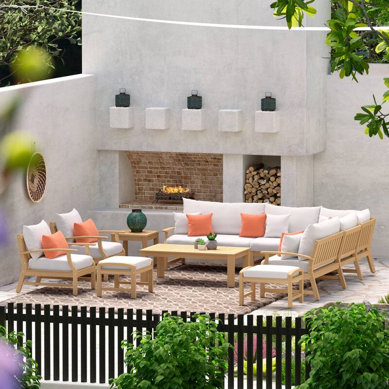 Kooper 11 Piece Sunbrella Outdoor Patio Estate Collection