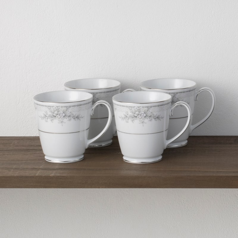 Noritake Sweet Leilani Set Of 4 Mugs, 12 oz.
