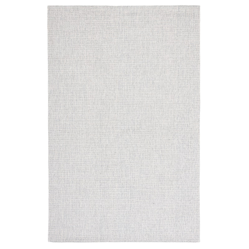 SAFAVIEH Handmade Abstract Lottie Modern Wool Rug - 4' x 6' - Light Grey/Ivory - Rectangle