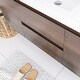 preview thumbnail 9 of 148, Floating Bathroom Vanity with Integrated Resin Top