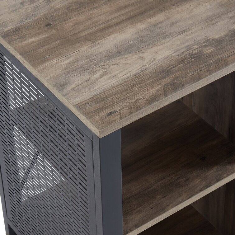 Wood TV Stand Media Console Entertainment Center