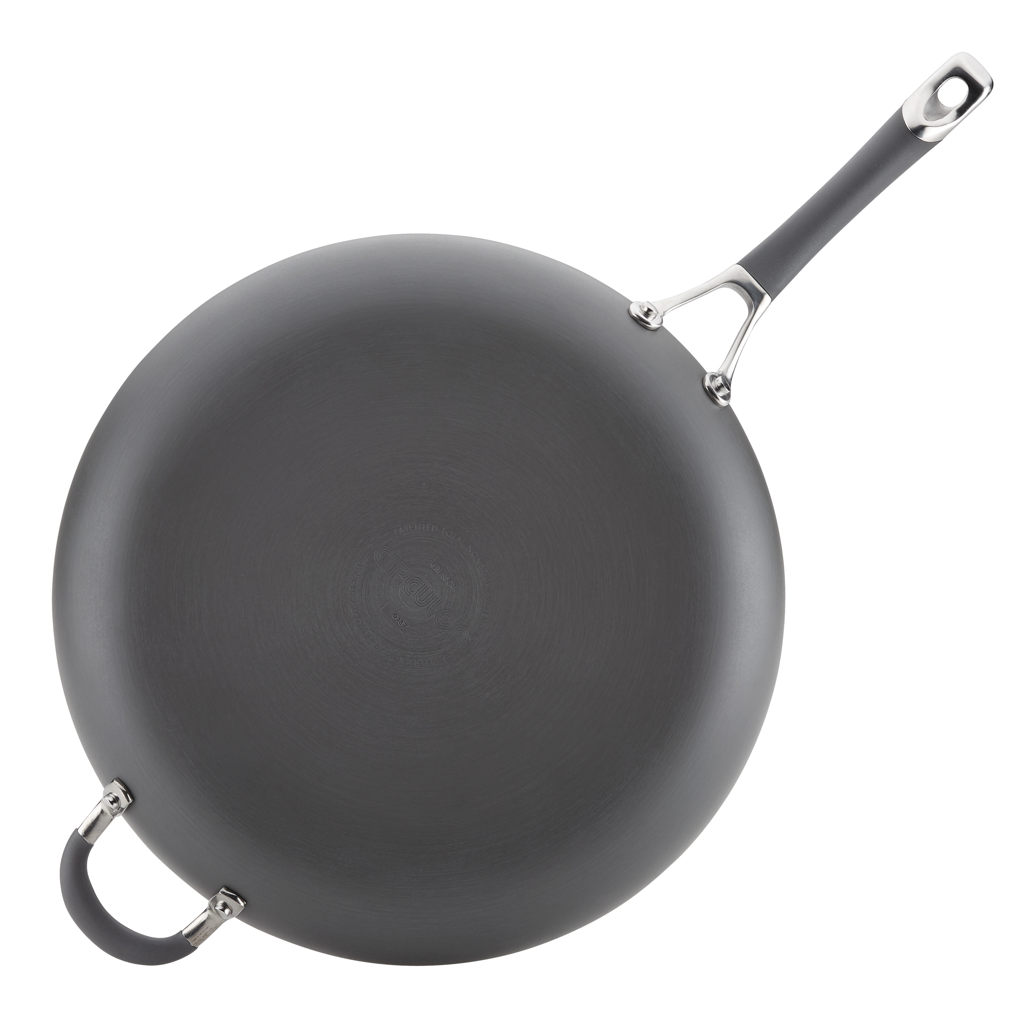 Circulon Radiance Hard Anodized Nonstick Frying Pan with Helper Handle, 14- Inch, Gray - Bed Bath & Beyond - 26451088