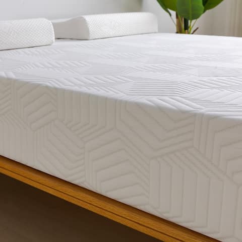 Green Tea Memory Foam Mattress, Bed in a Box,Medium Firm Mattress with Removable Cover