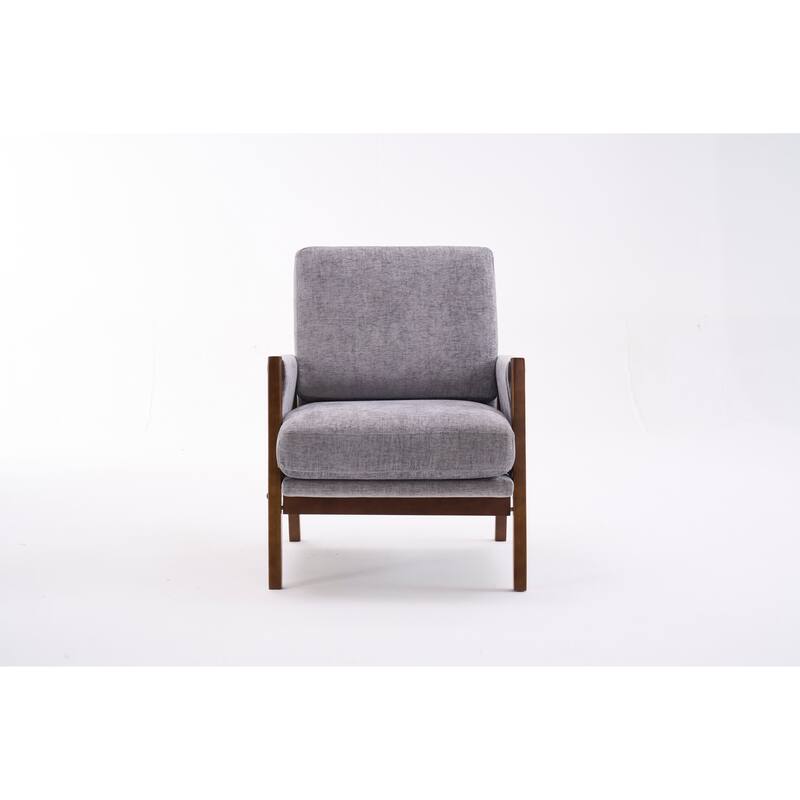 Mid-Century Modern Accent Chairs ,Modern Accent Chair,Chair with Soft Waist Cushion,Ergonomic Lounge Chairs
