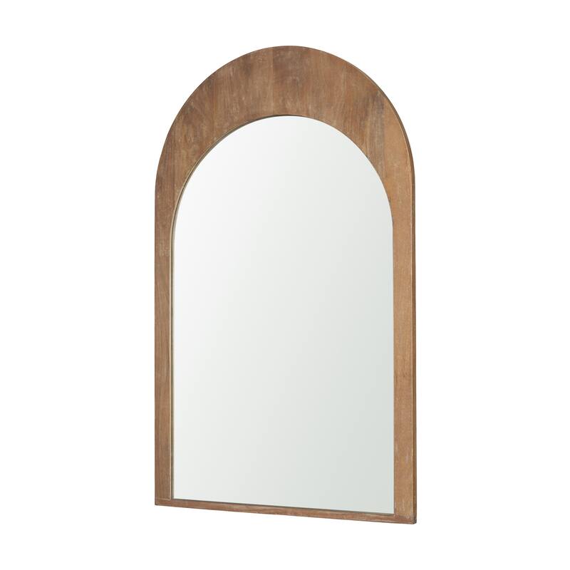 Celeste Dark Brown Medium Arched Mirror - 30.0L x 1.0W x 48.0H - Light Brown