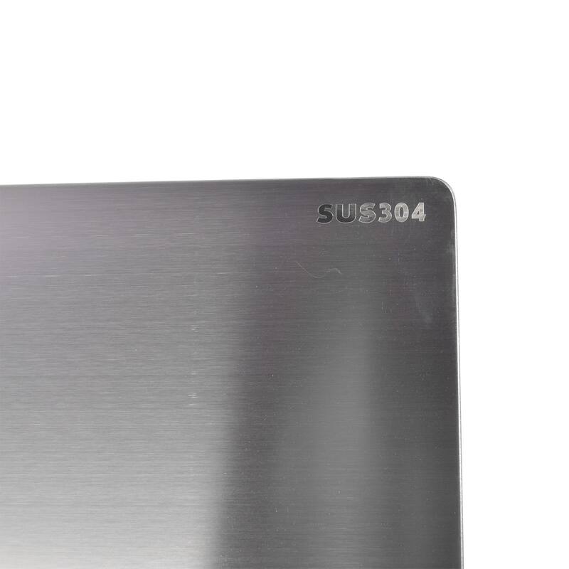 Heavy Duty Multi-Purpose Stainless Steel Cutting Board with Non-Slip L-Edge for Vegetables and Dough