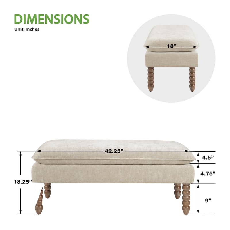 Selina Pillow Top Bench