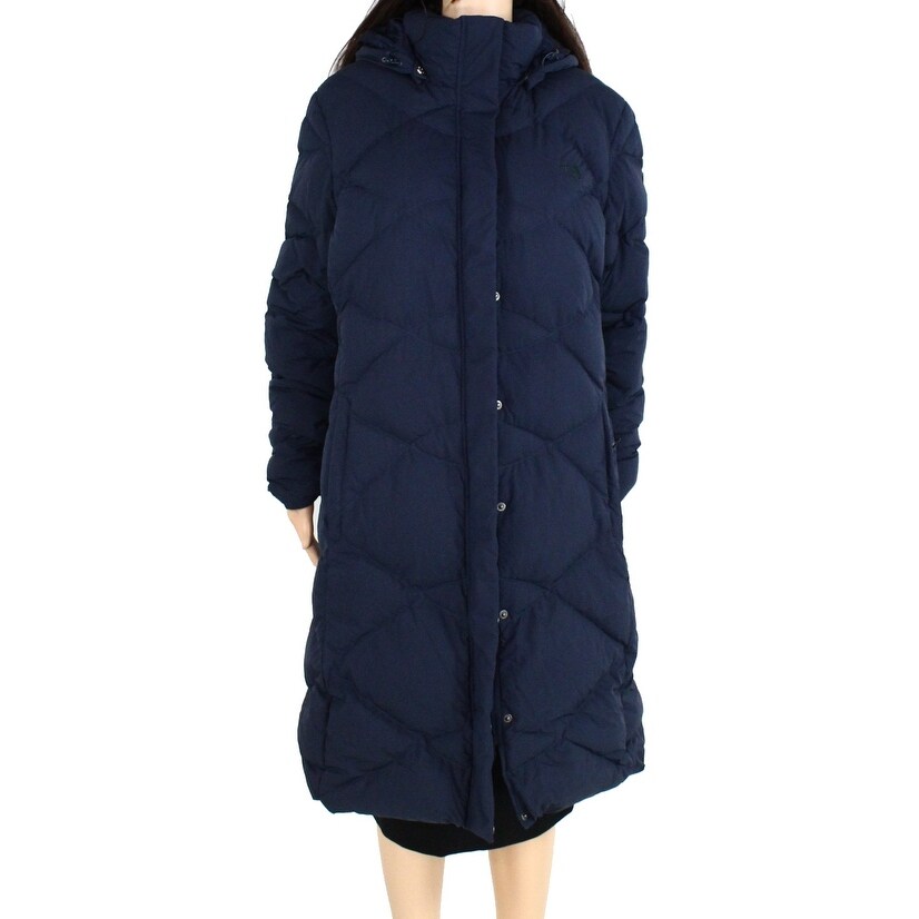north face miss metro parka navy