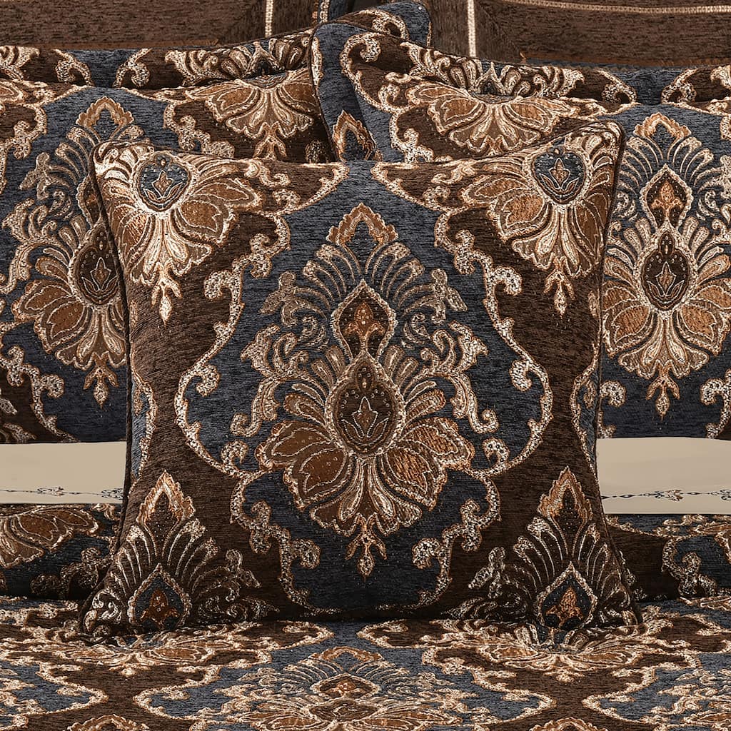 J. Queen New York Sofia 20" Square Decorative Throw Pillow