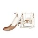preview thumbnail 17 of 16, 4 in 1 Toddler Slide,Swing Set,Kids Playground Climber Slide Playset with Basketball Hoop,Freestanding Combination for babies