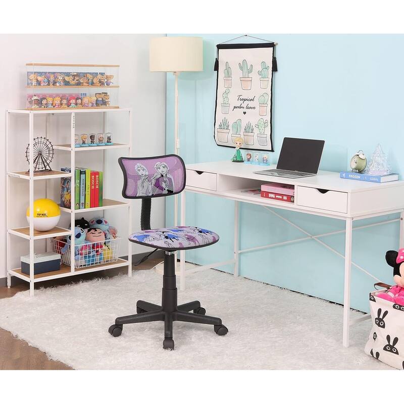 Disney Frozen 2 Adjustable Swivel Mesh Rolling Desk Chair - Multi