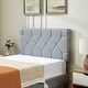 preview thumbnail 18 of 65, VECELO Upholstered Kids Bed Frame with Diamond Tufted Headoard,Twin Size Bed Set of 2