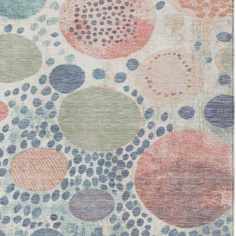 HomeRoots Geometric Transitional Rectangle Outdoor Rug