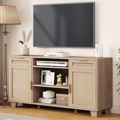 Moasis 58" Rattan TV Stand