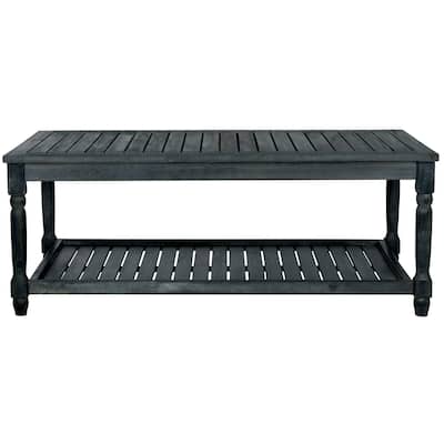SAFAVIEH Oakley Acacia Wood Indoor/ Outdoor Coffee Table - 43.3" x 23.6" x 16.5"