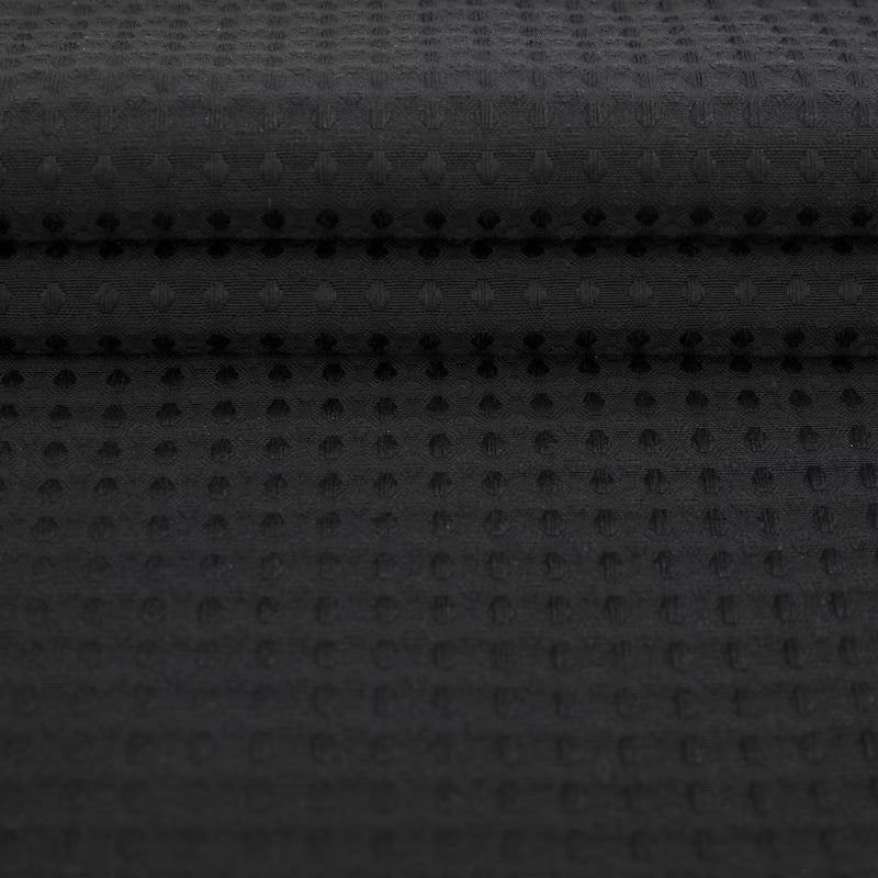 Waffle Weave Shower Curtain with Snap-liner No Hooks Needed