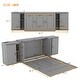 preview thumbnail 26 of 44, Murphy Bed with Shelves, Cabinets and USB Ports