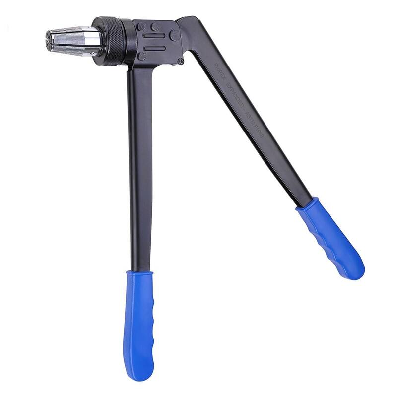 PEX Expansion Tool Kit Tube Expander w/ 1/2" 3/4” 1” Expander Heads Carry Case - One-size