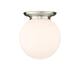 Option Satin Nickel / Matte White