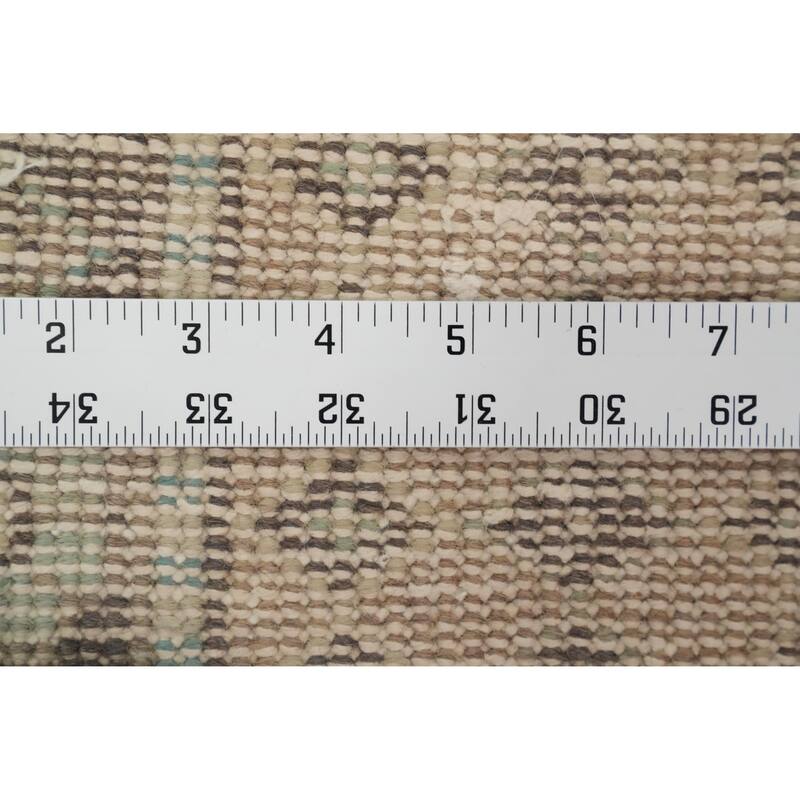 Hand Knotted Oriental 100% Wool Carpet Traditional Geometric Brown Botemir Area Rug - 4' 7'' X 3' 2''