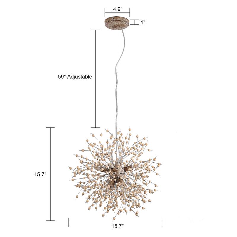 OYIPRO Modern Firework Sputnik Chandelier Crystal Pendant Lighting