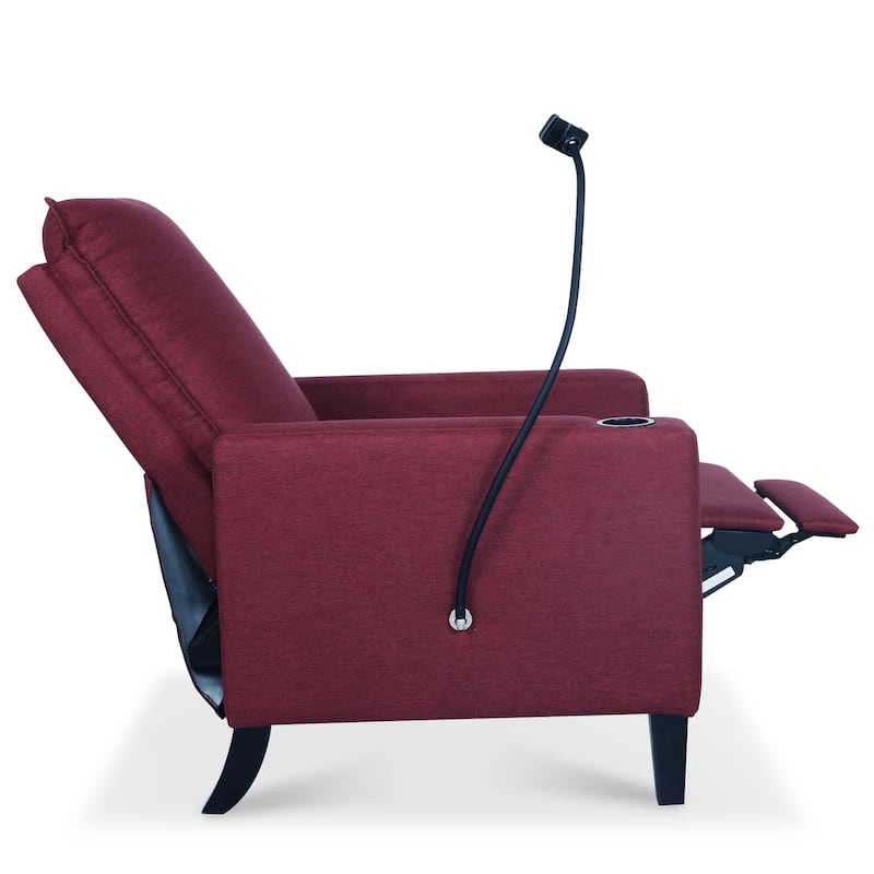 Adjustable Recliner Sofa for Adults with Mobile Phone Holder and Cup Holder