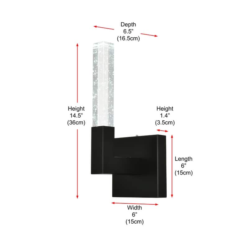 6 inch Adjustable LED Wall Sconce