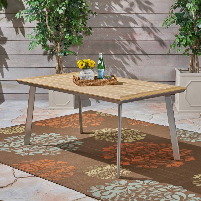 LEEDS DINING table WITH FAUX WOOD TOP