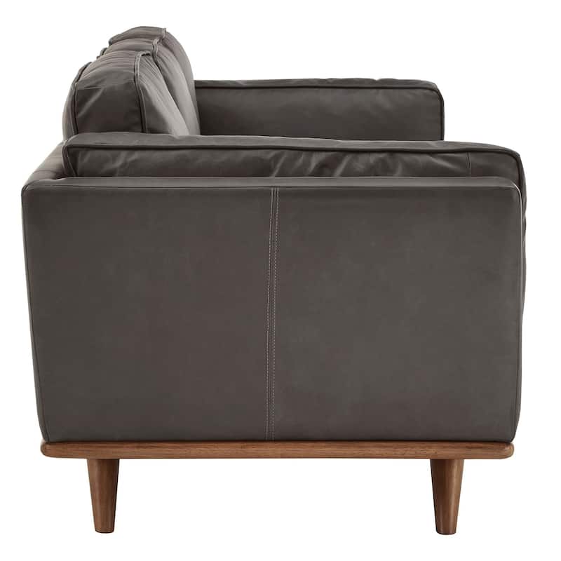 Gianella Oxford All Leather Sofa by iNSPIRE Q Modern