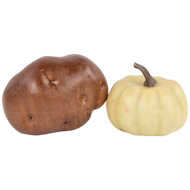 11-Piece Fall Harvest Artificial Pumpkin Acorn and Leaf Decoration Set