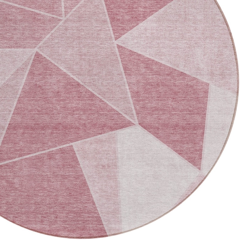 HomeRoots Geometric Transitional Rectangle Outdoor Rug