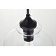 preview thumbnail 5 of 9, Destiny 1-Light Plug in Pendant with clear shade - 8" Diameter